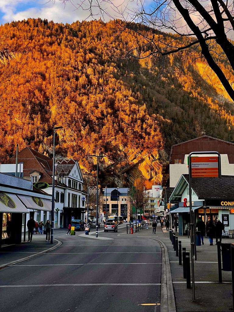 View of Interlaken Switzerland