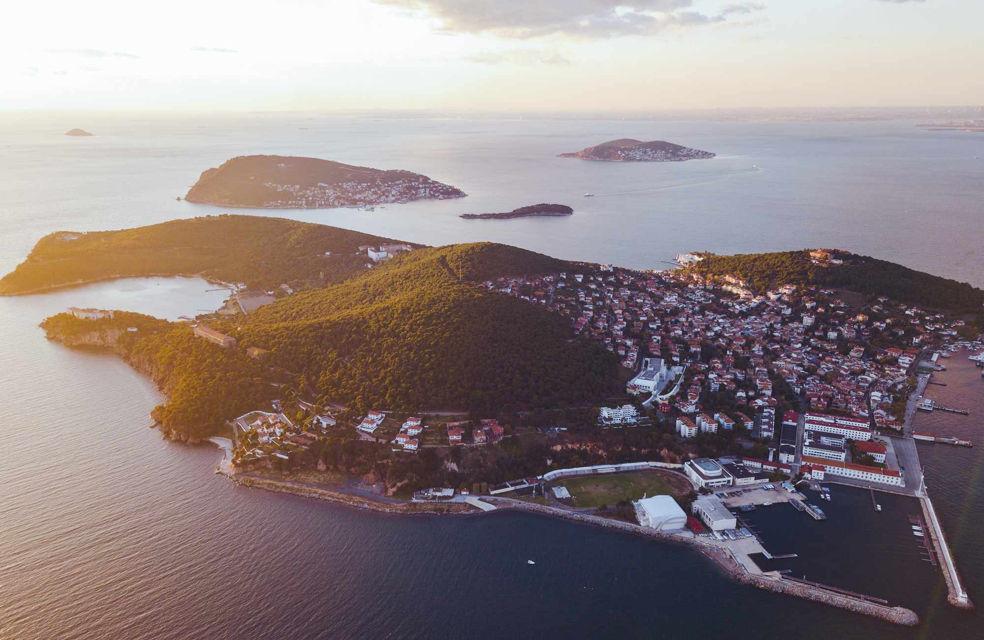 View of princess island in Istanbul Turkey